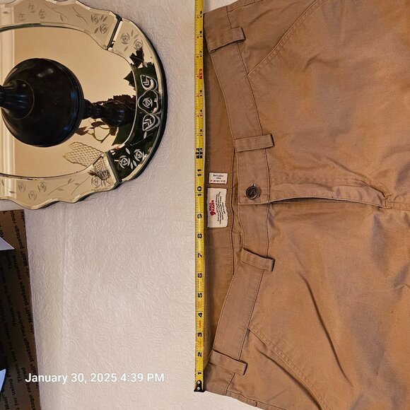 Fjallraven Karl Pro Trousers Khaki Pants - Size 38/Long Like New Conditi… - Picture 8 of 14